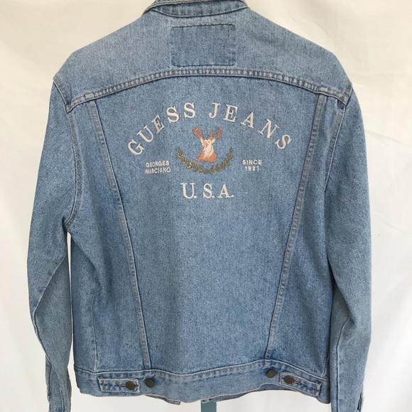 Guess Jackets & Blazers - vintage 80s guess jean jacket